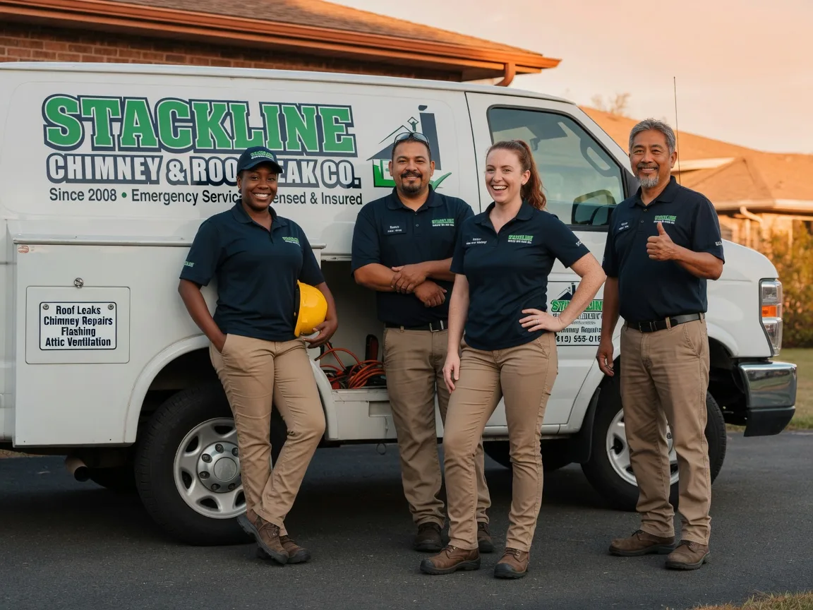 Chimney flashing repair company in Ada, OH